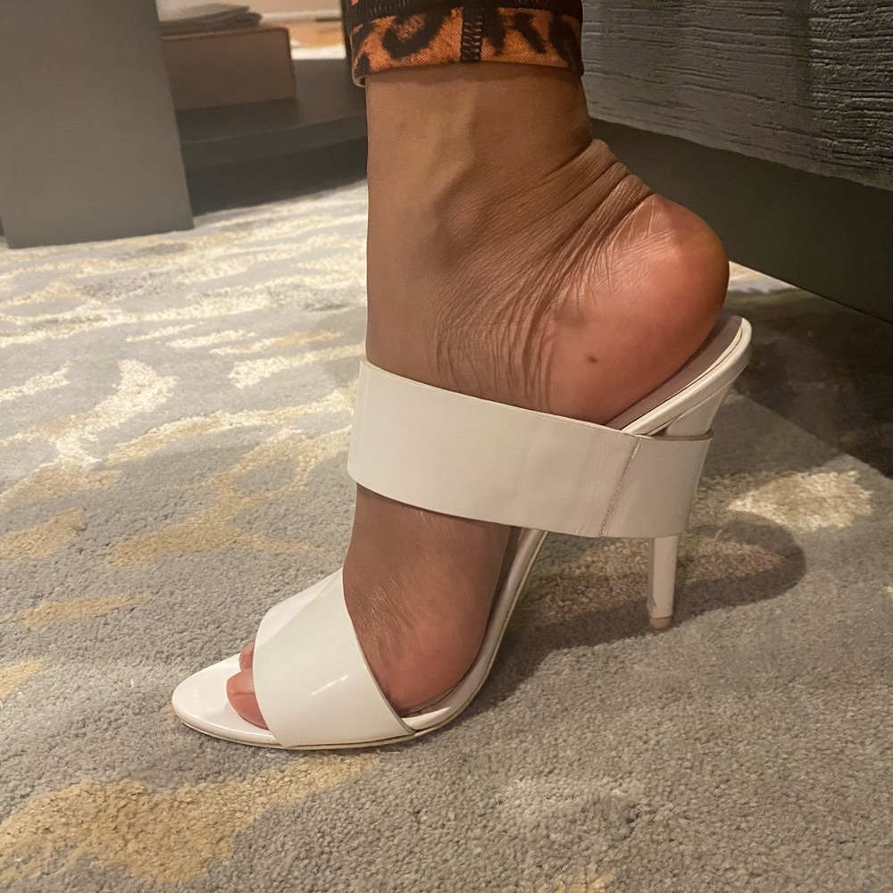 Alexander Wang double strap Masha slide sandal